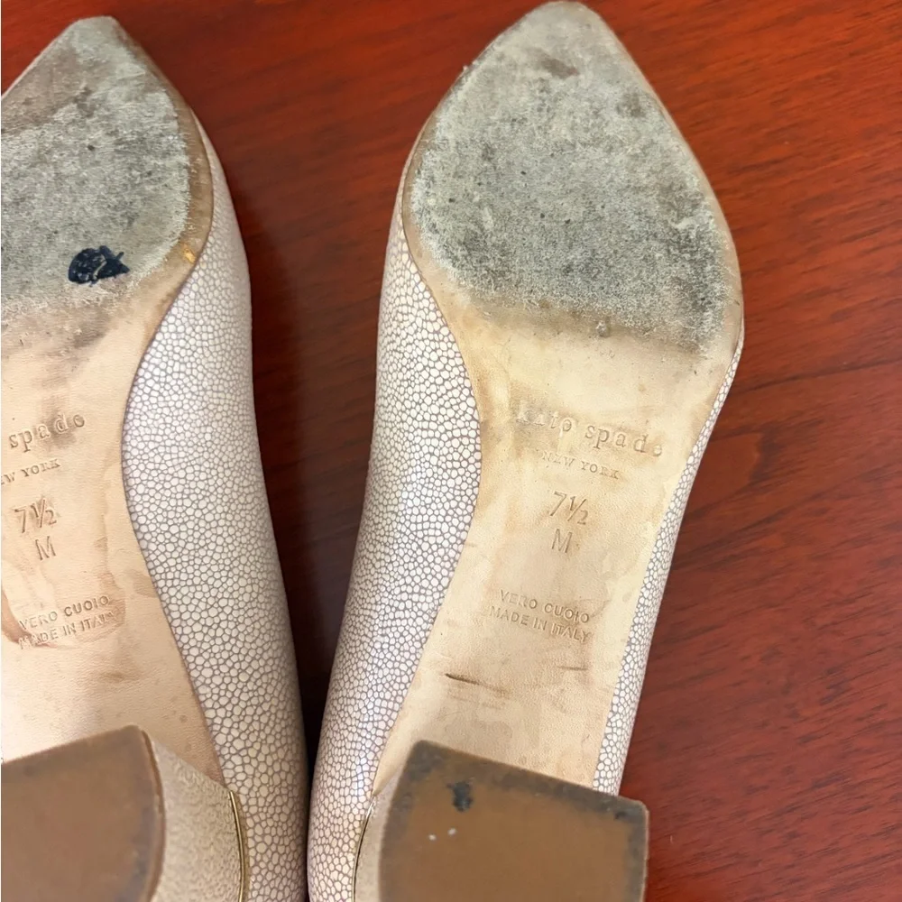 Kate Spade block heel pumps Sz 7.5